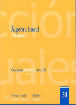 Imagen de portada del libro Álgebra lineal y geometría