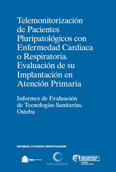 Imagen de portada del libro Telemonitorización de pacientes pluripatológicos con enfermedad cardiaca o respiratoria