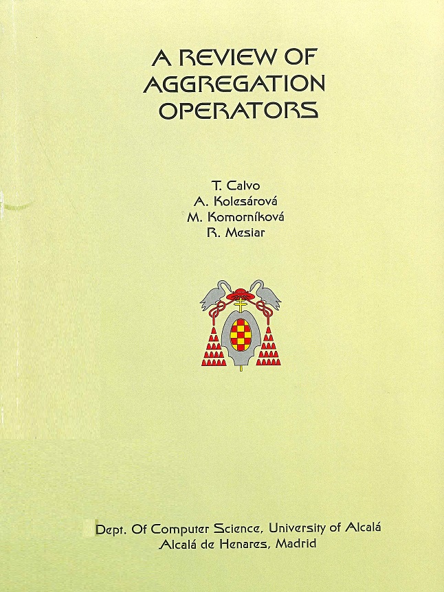 Imagen de portada del libro A review of aggregation operators