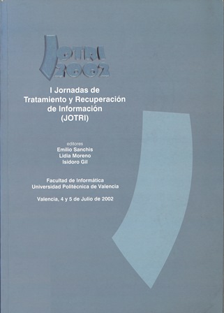 Imagen de portada del libro JOTRI 2002