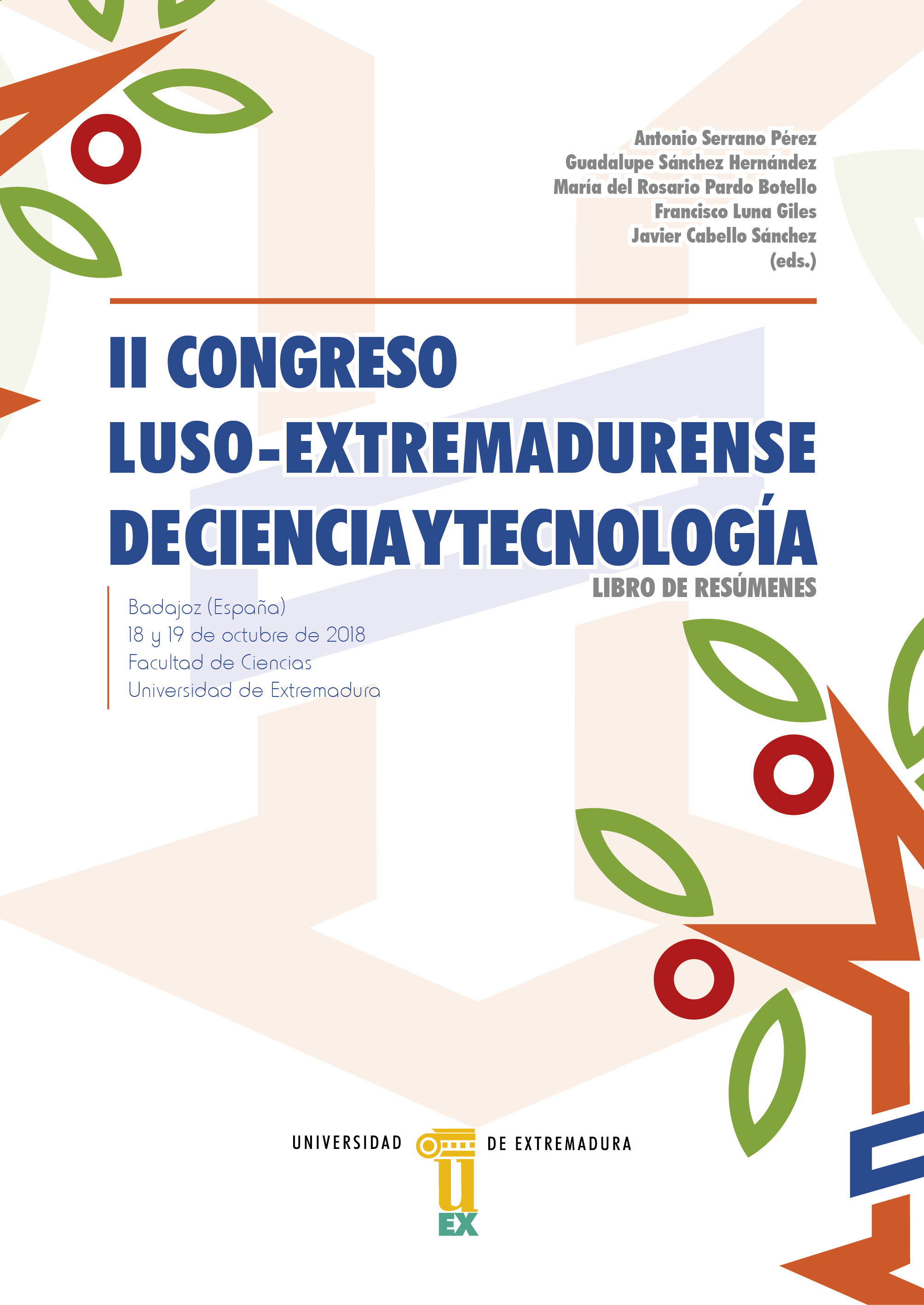 Imagen de portada del libro II Congreso Luso-Extremadurense de Ciencia y Tecnología. Libro de resúmenes