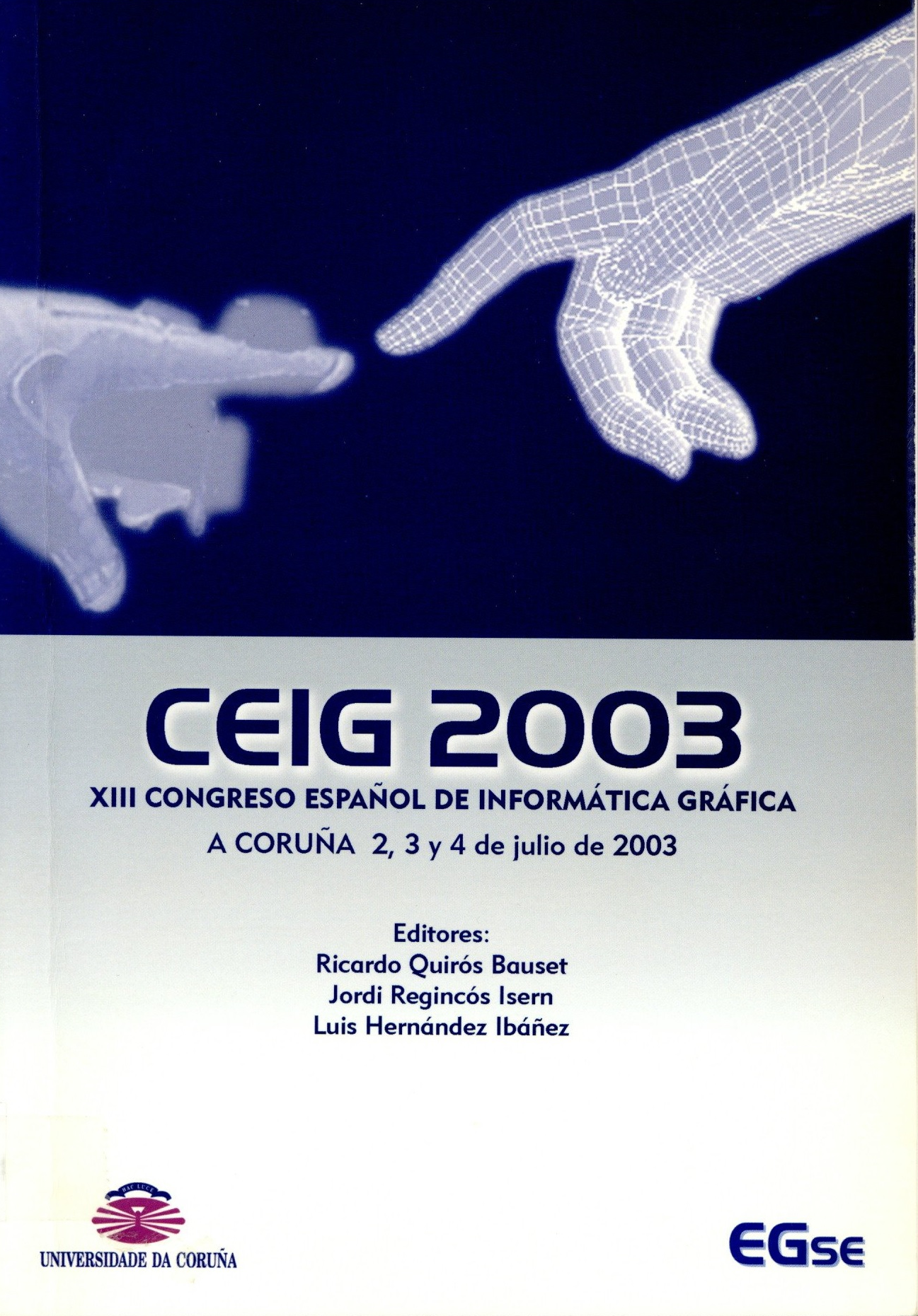 Imagen de portada del libro CEIG 2003