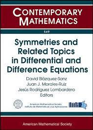 Imagen de portada del libro Symmetries and related topics in differential and difference equations