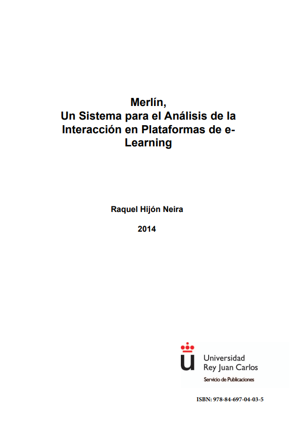 Imagen de portada del libro Merlín, Un Sistema para el Análisis de la Interacción en Plataformas de e- Learning