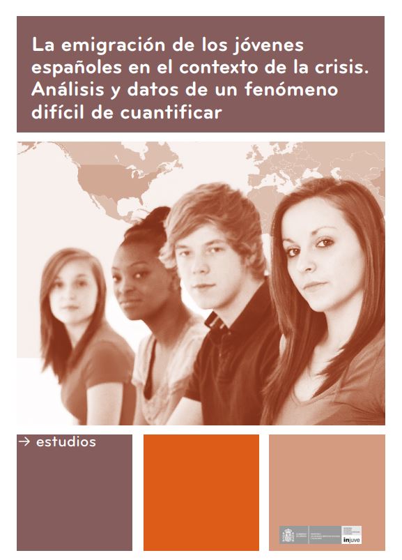 Imagen de portada del libro La emigración de los jóvenes españoles en el contexto de la crisis