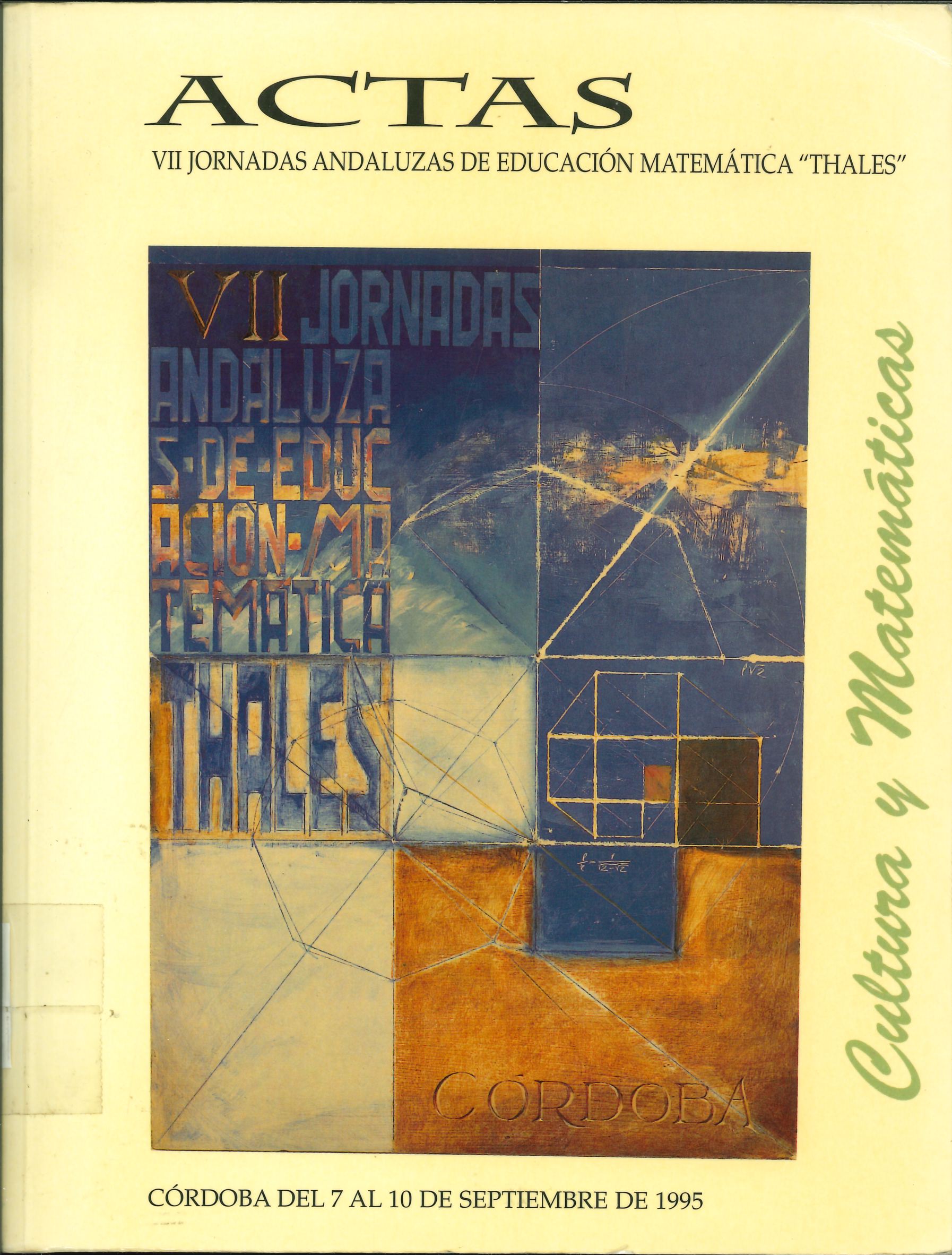 Imagen de portada del libro Cultura y matemáticas