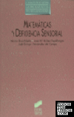 Imagen de portada del libro Matemáticas y deficiencia sensorial