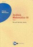 Imagen de portada del libro Análisis matemático III
