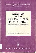 Imagen de portada del libro Análisis de las Operaciones Financieras
