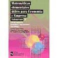 Imagen de portada del libro Matemáticas elementales útiles para economía y empresa.