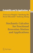 Imagen de portada del libro Stochastic calculus for fractional Brownian motion and applications