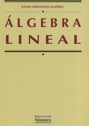 Imagen de portada del libro Álgebra lineal