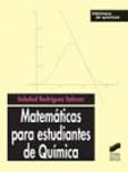 Imagen de portada del libro Matemáticas para estudiantes de química