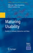 Imagen de portada del libro Maturing usability :