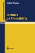 Imagen de portada del libro Lectures on amenability