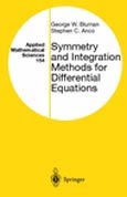 Imagen de portada del libro Symmetry and integration methods for differential equations