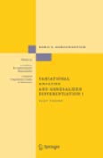 Imagen de portada del libro Variational Analysis and Generalized Differentiation I