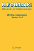 Imagen de portada del libro Algèbre commutative/Chapitres 8 et 9