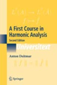 Imagen de portada del libro A First Course in Harmonic Analysis