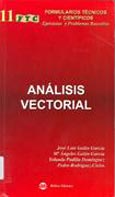 Imagen de portada del libro Formulario técnico de análisis vectorial