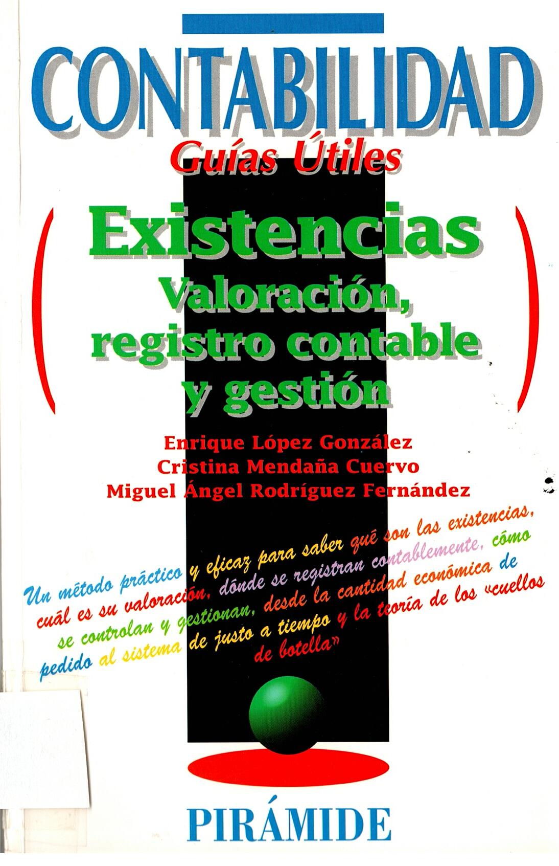 Imagen de portada del libro Existencias