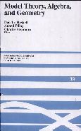 Imagen de portada del libro Model Theory, Algebra, and Geometry