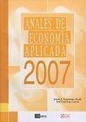 Imagen de portada del libro Anales de economía aplicada 2007