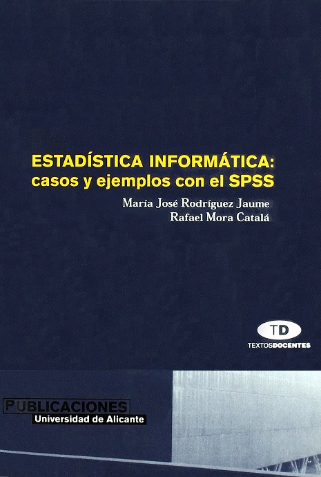Imagen de portada del libro Estadística informática