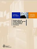 Imagen de portada del libro Revisión crítica del modelo regulador aplicado al sector europeo de las comunicaciones electrónicas