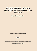 Imagen de portada del libro Exercicis d'estadística aplicada a l'administració pública