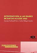 Imagen de portada del libro Introducción a las bases de datos access 2003
