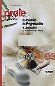 Imagen de portada del libro III Jornadas de Programación y Lenguajes (PROLE'03)