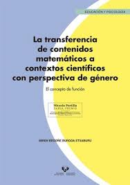 Imagen de portada del libro La transferencia de contenidos matemáticos a contextos científicos con perspectiva de género