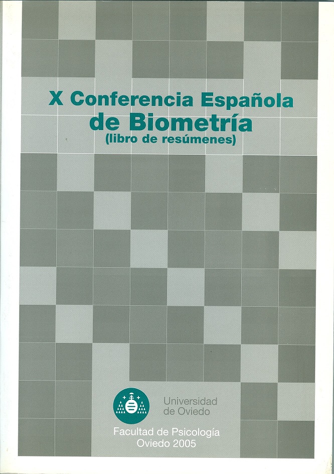 Imagen de portada del libro X Conferencia Española de Biometría