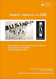 Imagen de portada del libro Inserció i formació a la UdG