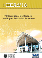 Imagen de portada del libro 4th International Conference on Higher Education Advances (HEAd' 18)