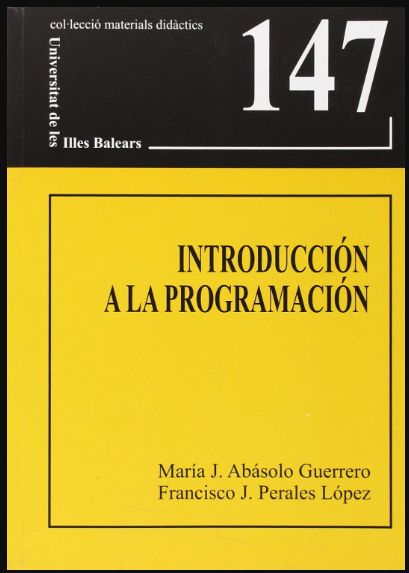 Imagen de portada del libro Introducción a la programación
