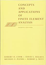 Imagen de portada del libro Concepts and applications of finite element analysis