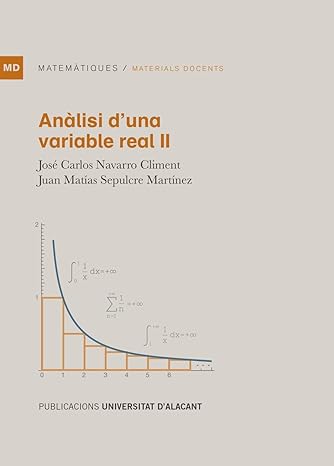 Imagen de portada del libro Anàlisi d'una variable real II