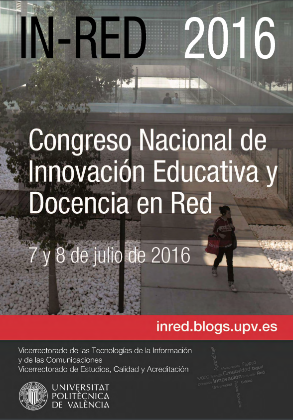 Imagen de portada del libro IN-RED 2016. II Congreso de Innovación Educativa y Docencia en Red