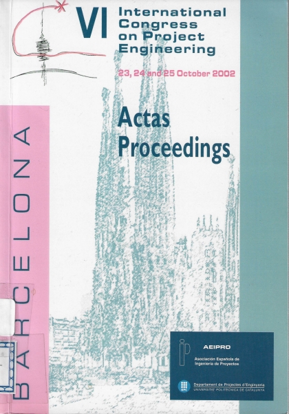 Imagen de portada del libro Comunicaciones presentadas al VI Congreso Internacional de Proyectos de Ingeniería