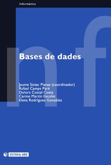 Imagen de portada del libro Bases de dades