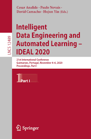 Imagen de portada del libro Intelligent Data Engineering and Automated Learning – IDEAL 2020. 21st International Conference