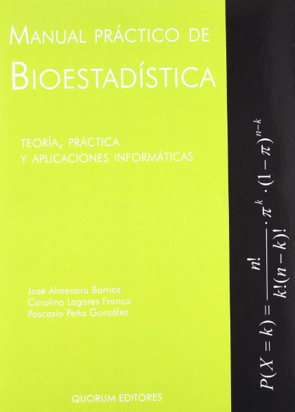 Imagen de portada del libro Manual práctico de bioestadística