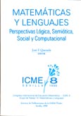 Imagen de portada del libro Matemáticas y lenguajes : perspectivas lógica, semiótica, social y computacional
