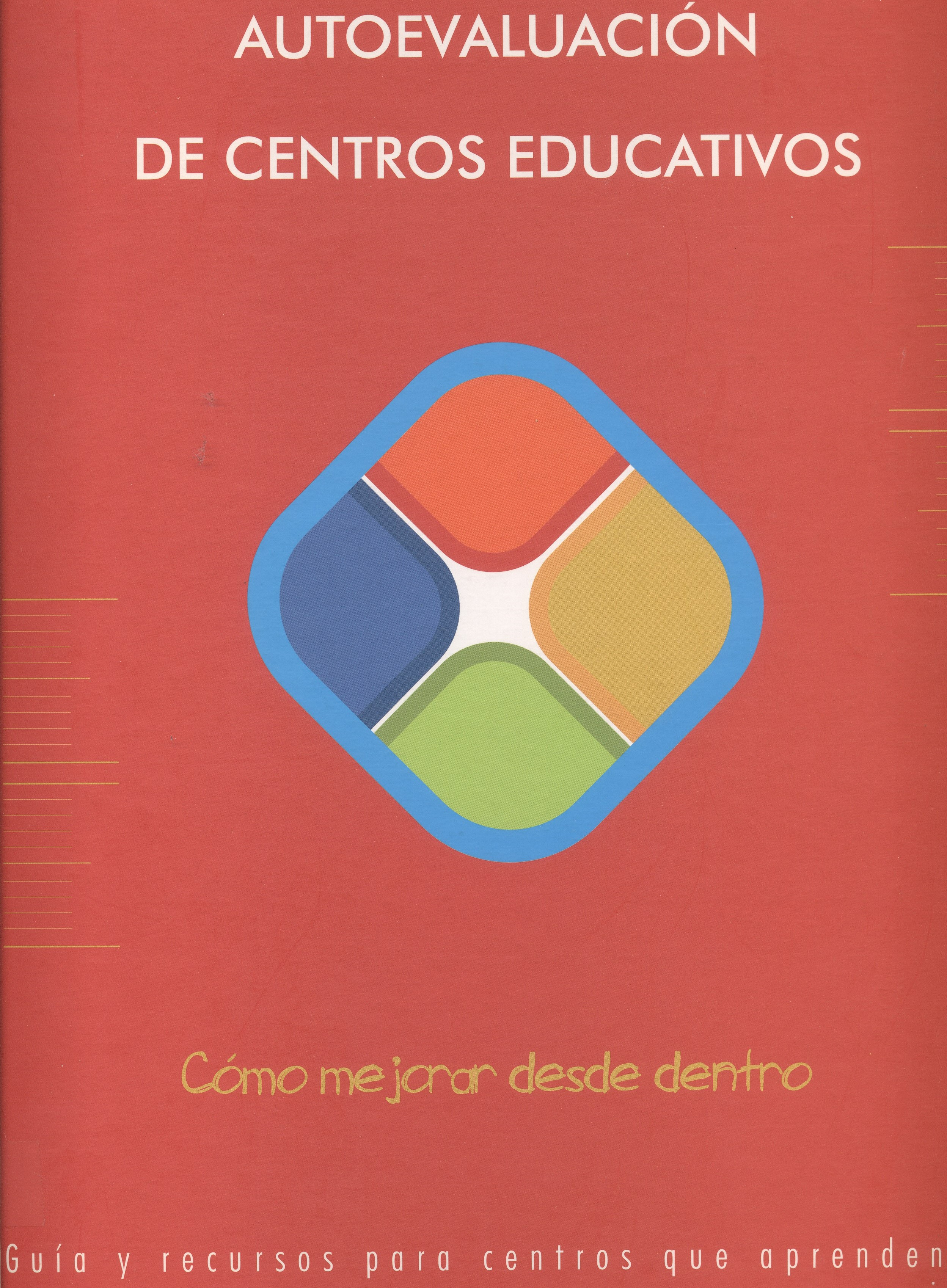 Imagen de portada del libro Autoevaluación de centros educativos