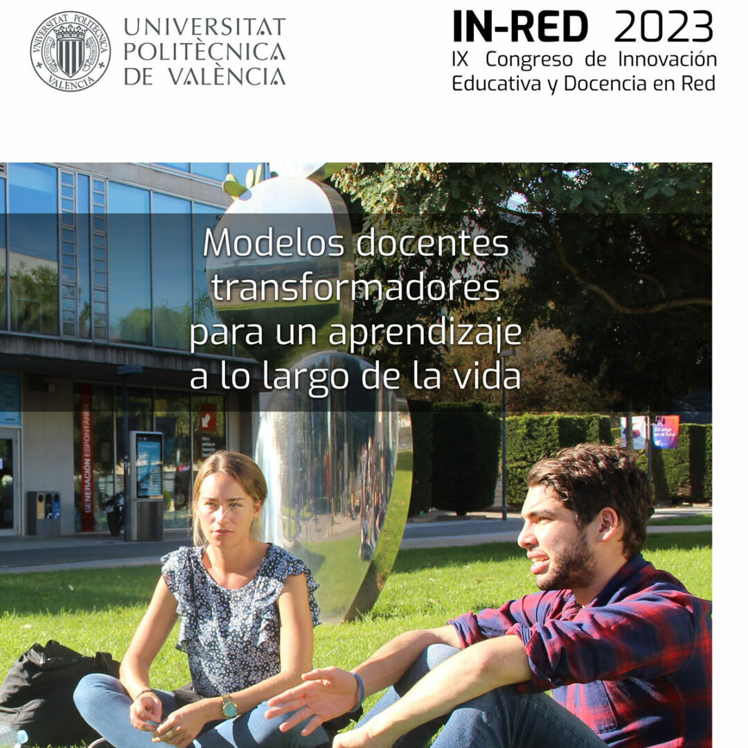 Imagen de portada del libro In-Red 2023. Modelos transformadores docentes para un aprendizaje a lo largo de la vida