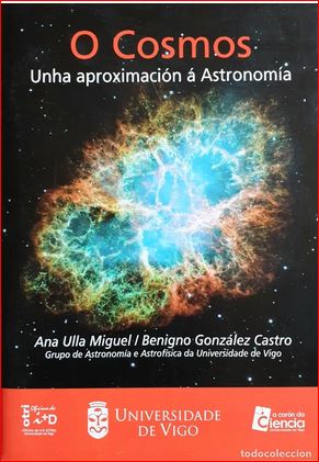 Imagen de portada del libro O Cosmos, unha aproximación á Astronomía
