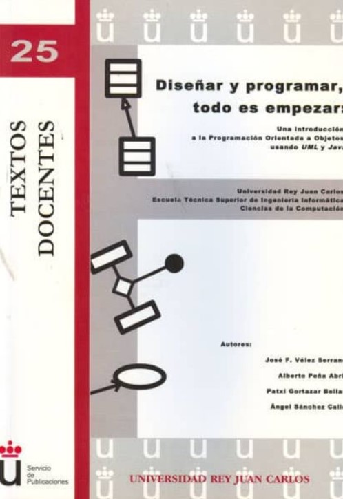 Imagen de portada del libro Diseñar y programar, todo es empezar