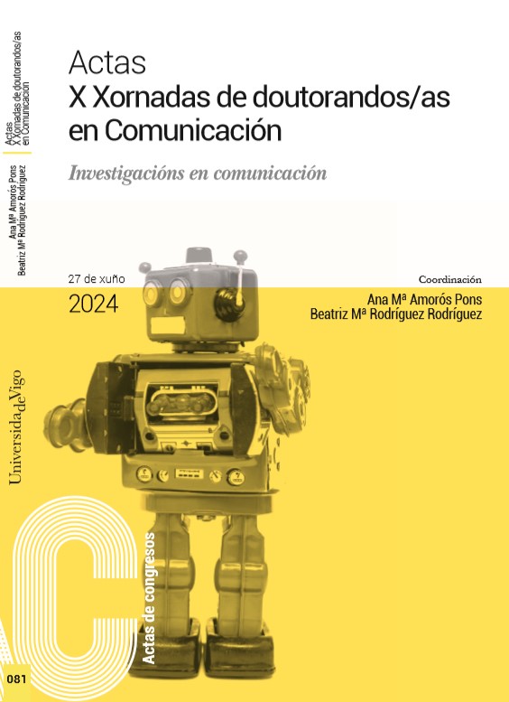 Imagen de portada del libro Actas X Xornadas de doutorandos/as en comunicación : investigacións en comunicación